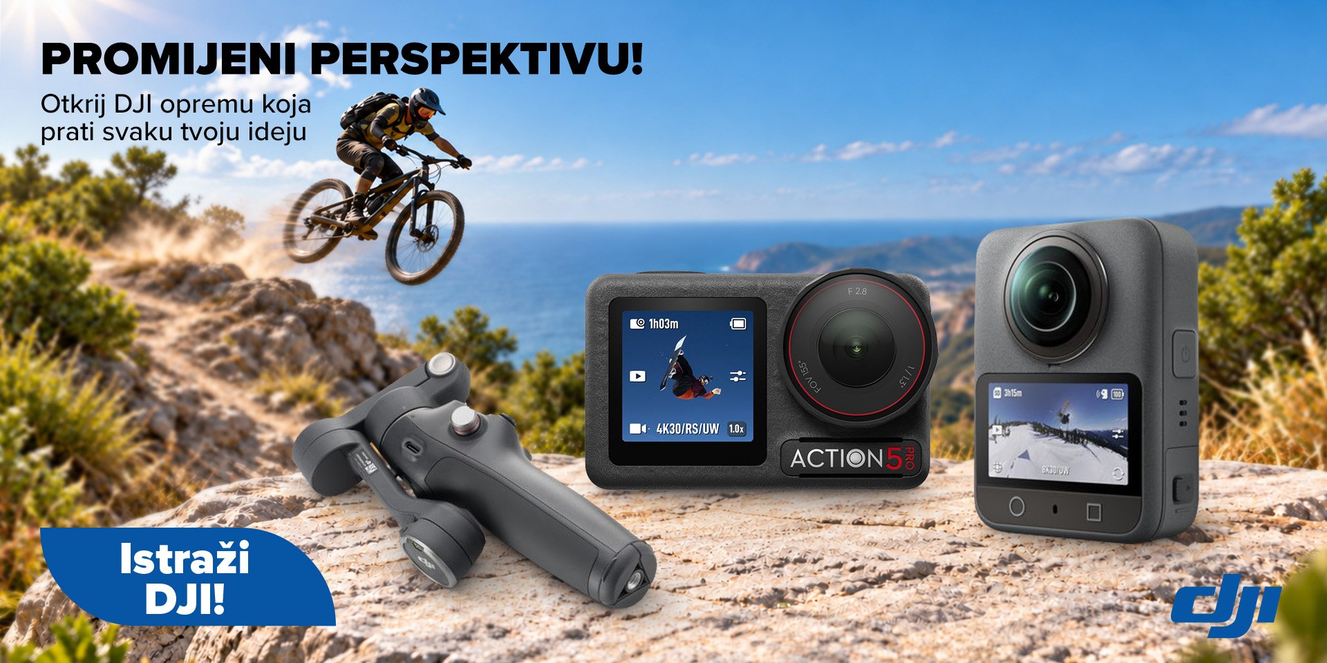 DJI sportske kamere - rujan